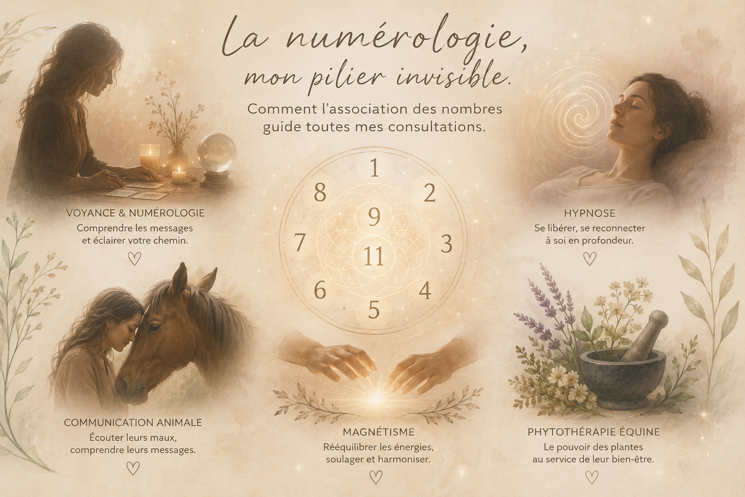 La Numérologie, mon pilier invisible : une approche globale pour des consultations sur mesure.